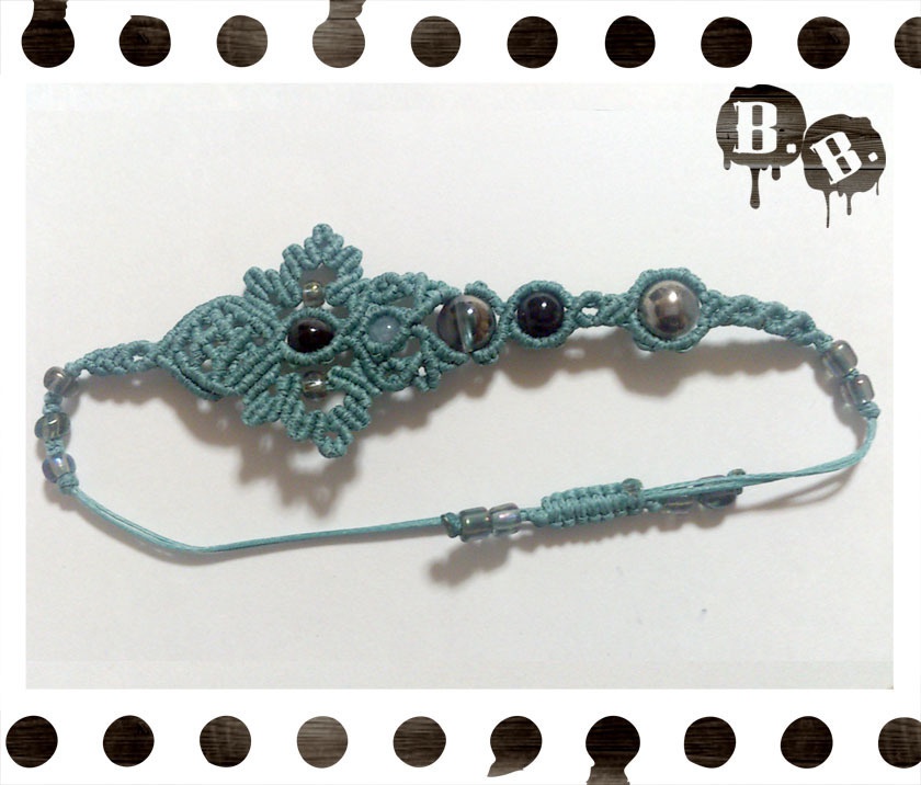 【アシンメトリー】蝶蜂のブレスレット【シルバーパープルオーラ】【ブルーグリーンコード】【ハンドメイドアクセサリー】