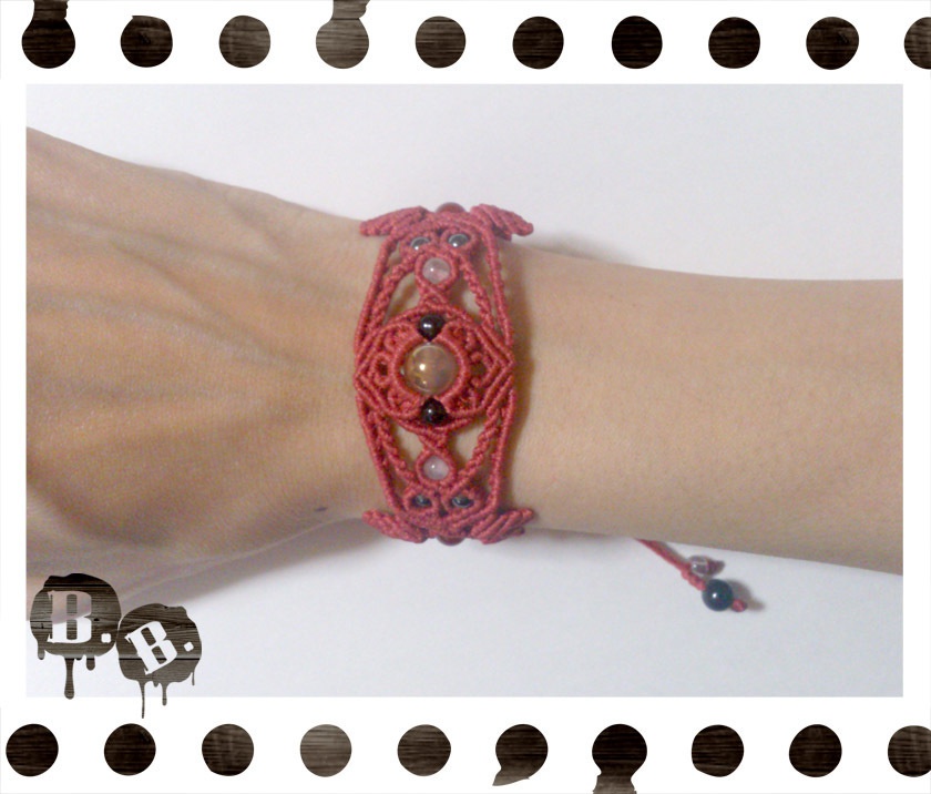 【クローバー・サンセット】ブレスレット・ピアスセット【カーネリアンオーラ】【レッドコード】【ハンドメイドアクセサリー】