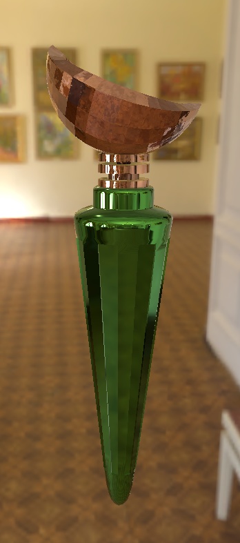 【3Dモデル】香水瓶3点セット