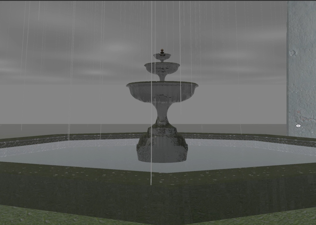 【cluster対応】雨粒シェーダー・噴水モデル付きバージョンあり