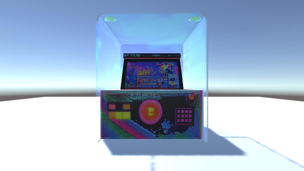 【3Dモデル】アーケードゲームの筐体【UnityPackage】