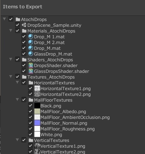 【cluster対応】カラードロップシェーダー