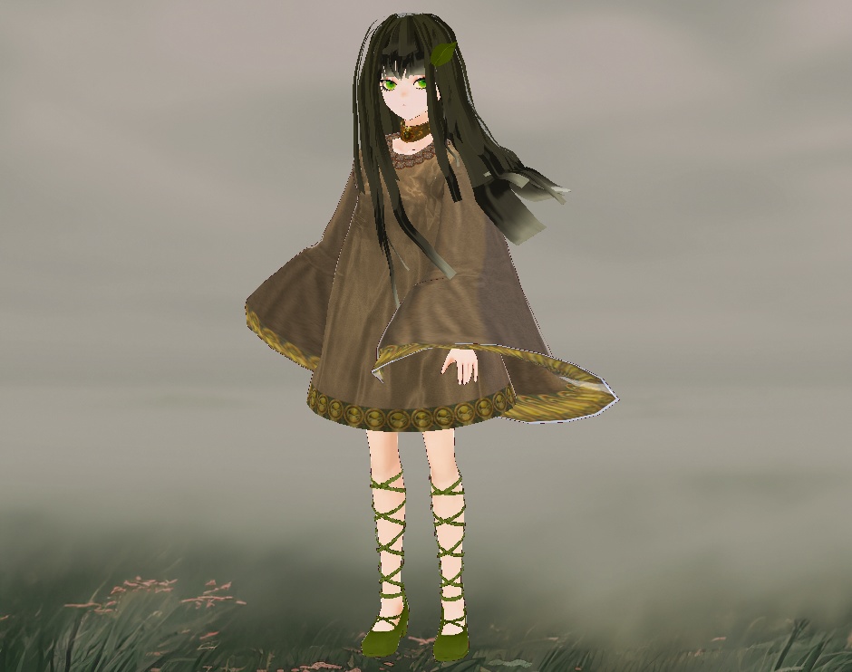 【Vroid正式版】月天使の衣全身セット