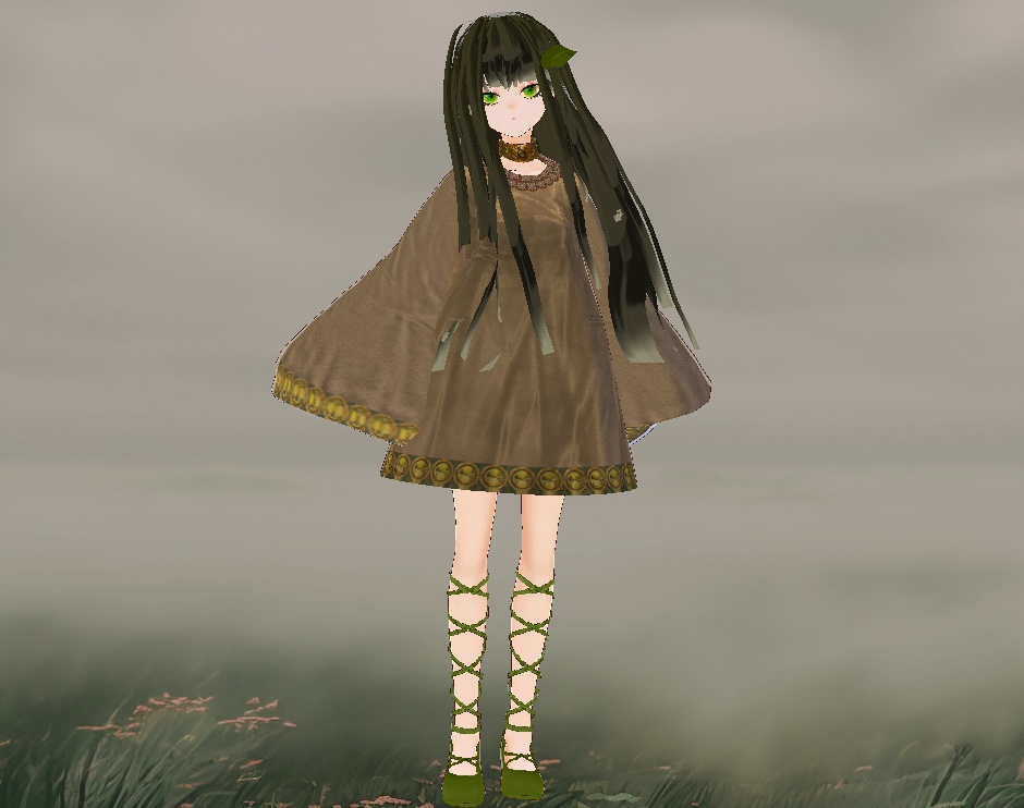 【Vroid正式版】月天使の衣全身セット