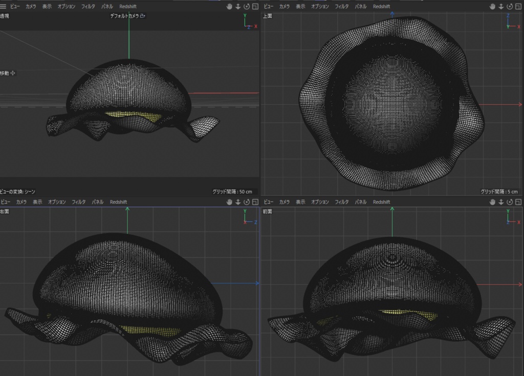 ふわふわコットンキャップ3Dモデル