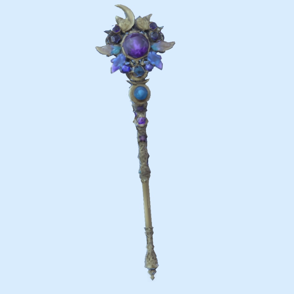 ✨ Celestial Scepter ― 魔法のステッキ3Dモデル ✨