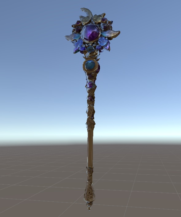 ✨ Celestial Scepter ― 魔法のステッキ3Dモデル ✨