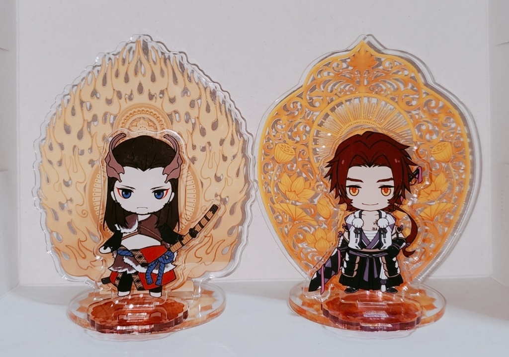 火炎光背アクリルスタンド(100x100mm)