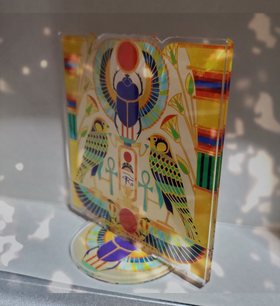 古代エジプト壁画風アクリルスタンド(100×100mm)