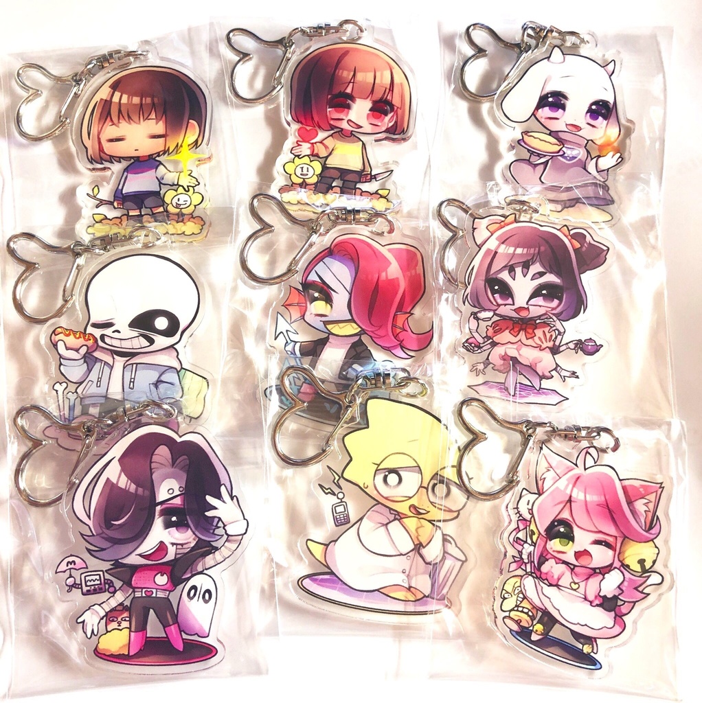 UNDERTALE❤︎アクリルキーホルダー