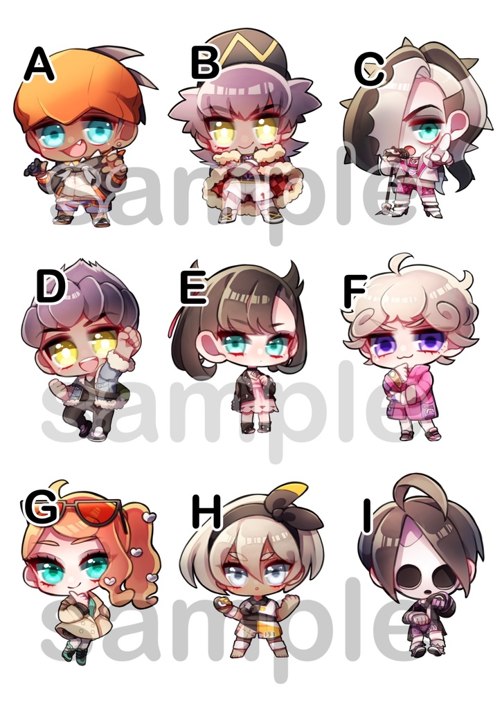 ポケモン剣盾♠︎アクリルキーホルダー