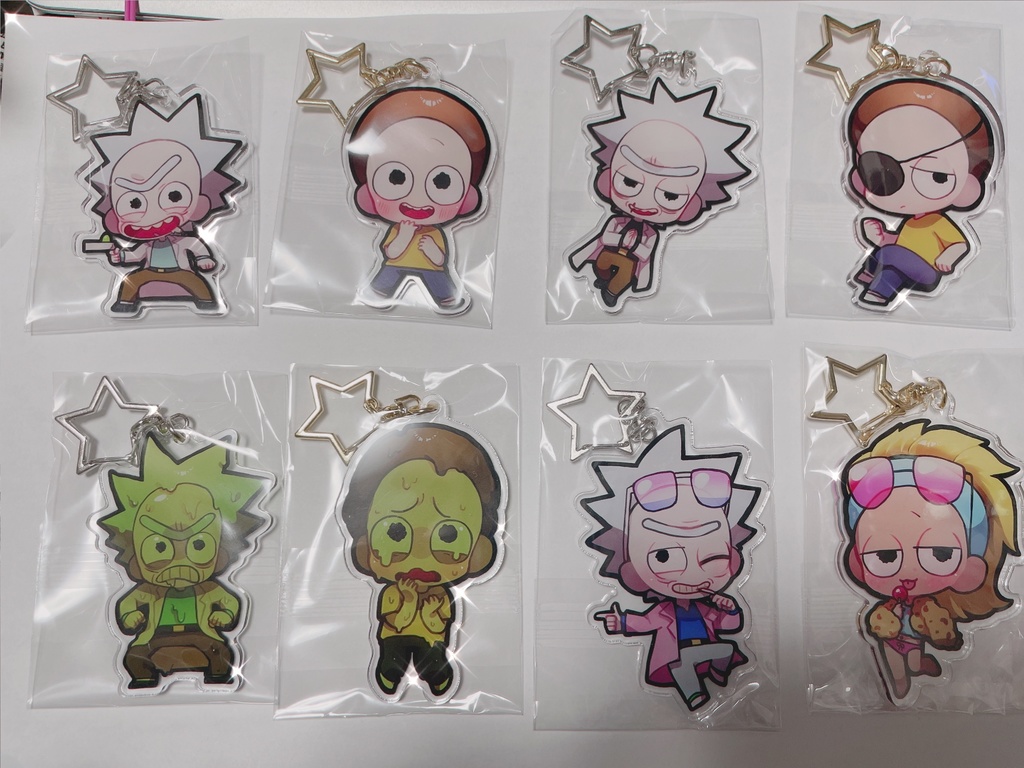 リクモ★両面アクリルキーホルダー