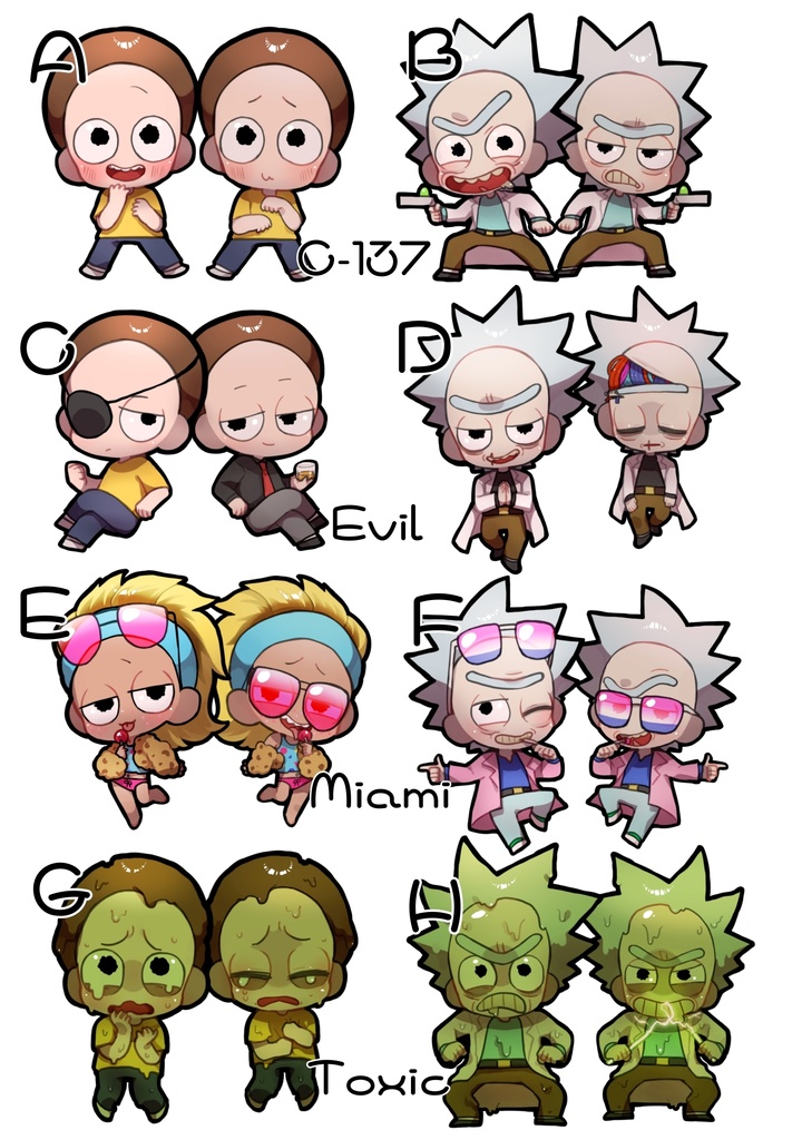 リクモ★両面アクリルキーホルダー