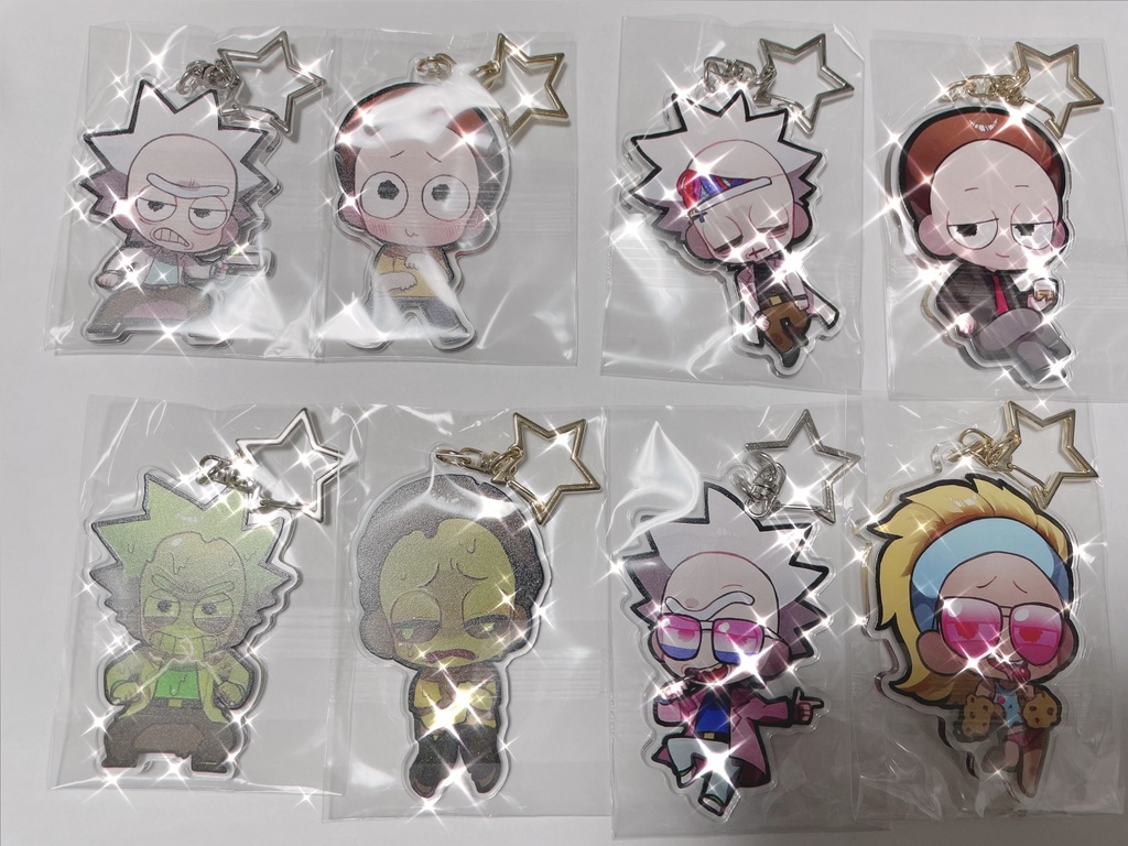 リクモ★両面アクリルキーホルダー