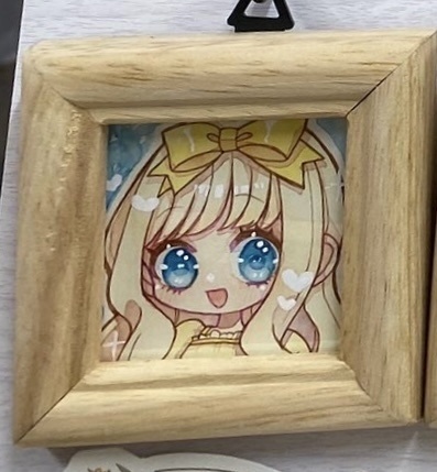 【創作ミニ原画】ホワイトチョコのヴァイスちゃん🤍🍫