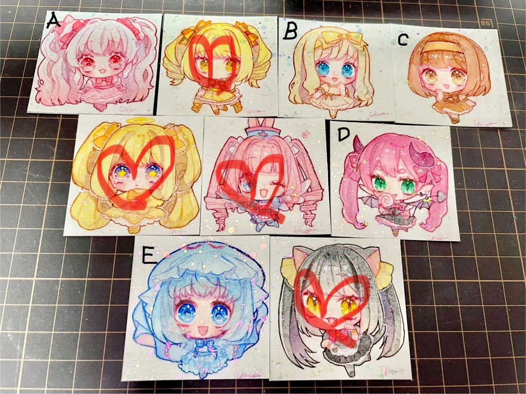 【創作原画】うちの子ミニ額