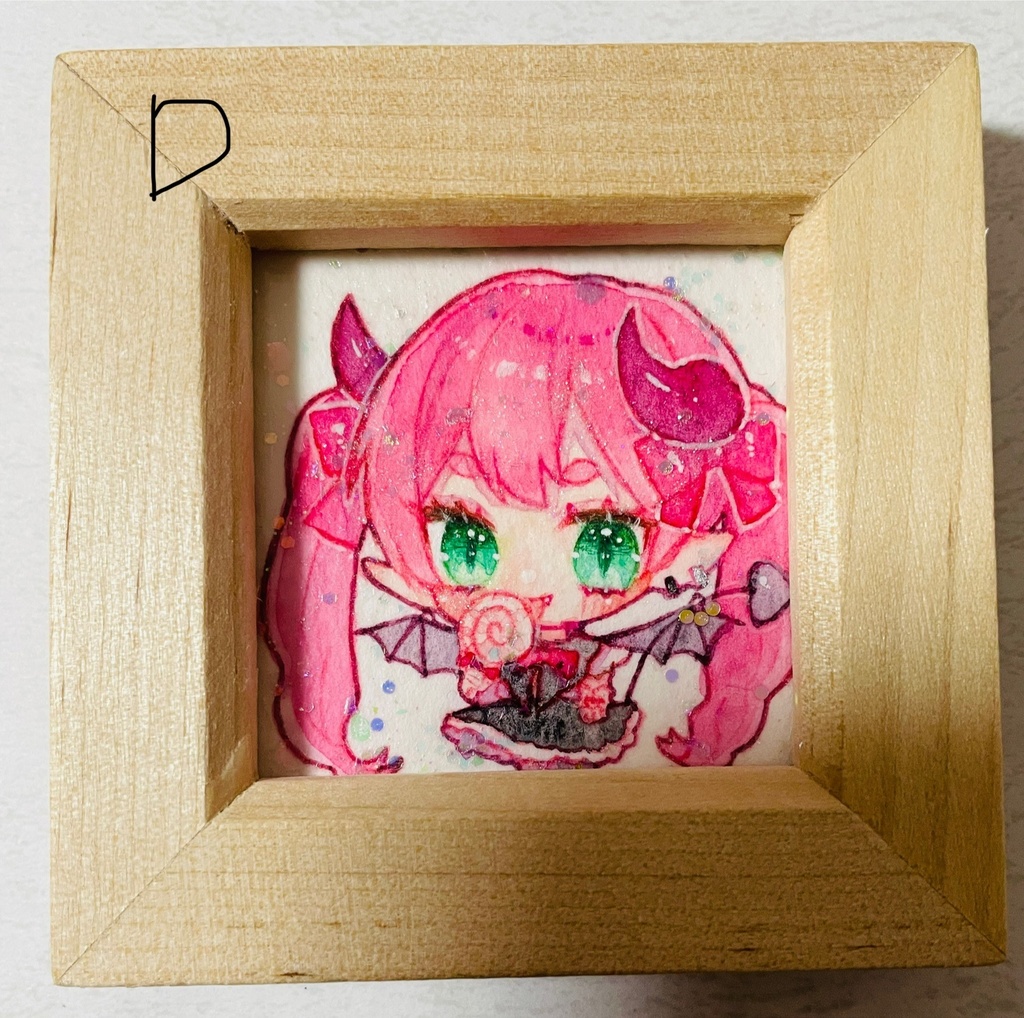 【創作原画】うちの子ミニ額
