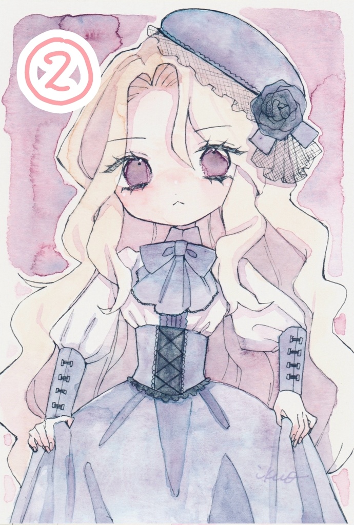 【創作原画】ドローイング①.②