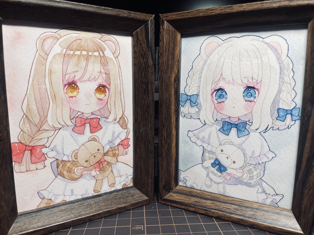 【創作原画】🤎マロン🧸ブラン🤍