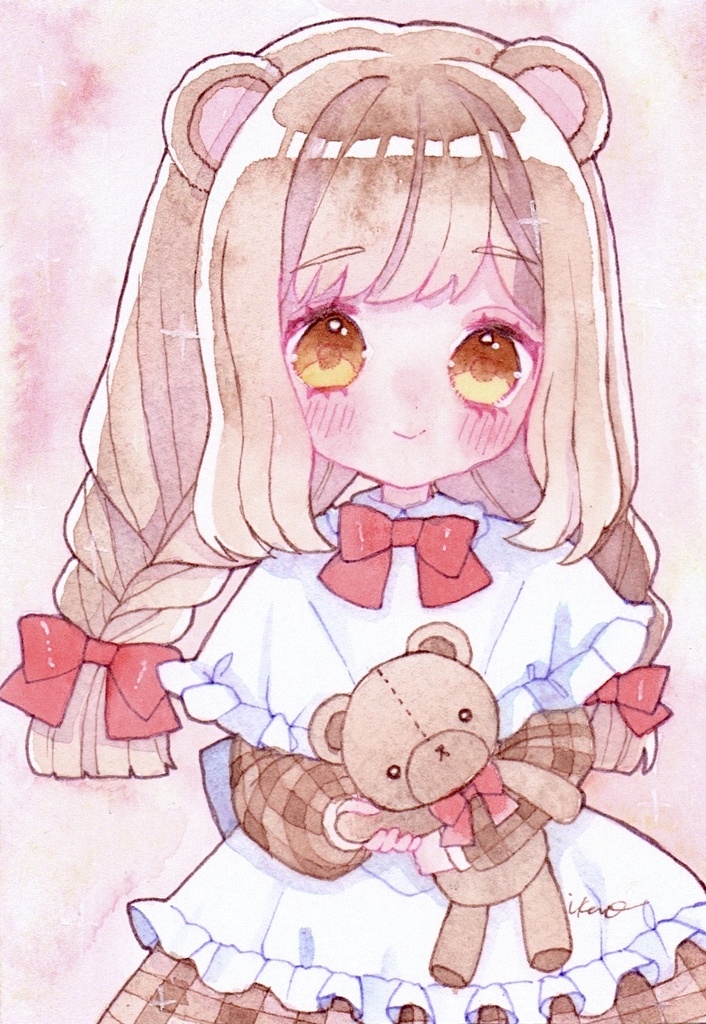 【創作原画】🤎マロン🧸ブラン🤍