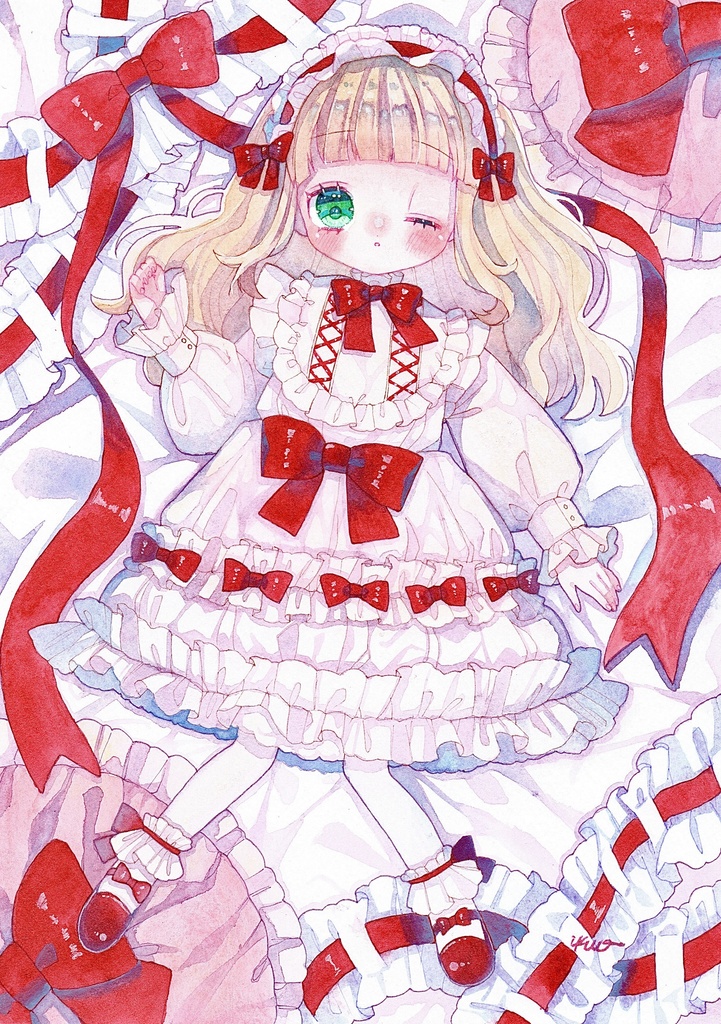 【創作原画】「うたたね」