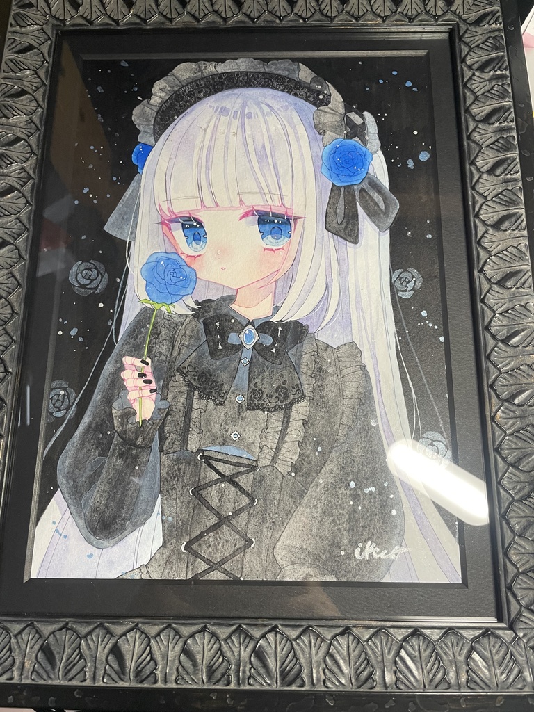 【創作原画】「輝く蒼」