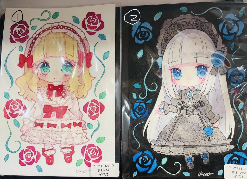 【創作原画】フレームレス ロリータ