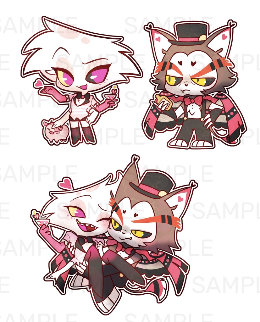 【Hazbin Hotel】huskerdust アクリルキーホルダー