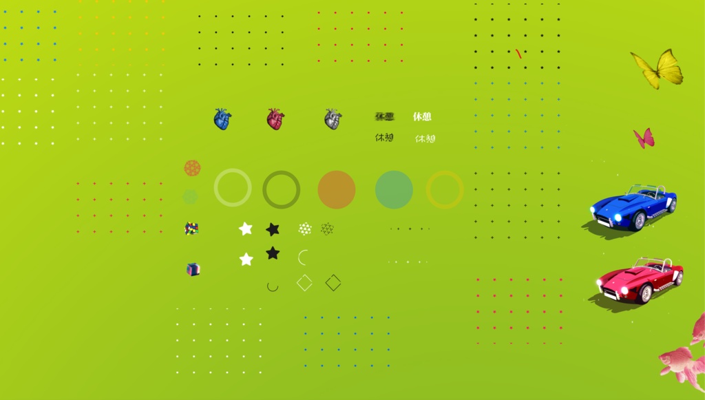 【無料APNG素材100種】あけPNG