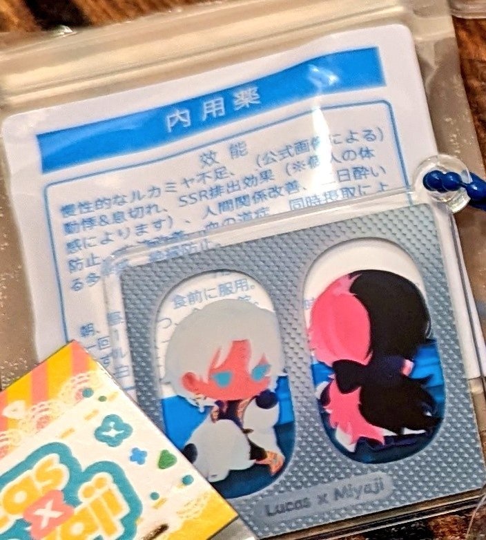 匿名配送　飙お薬ルカミヤアクキー（小説付き）