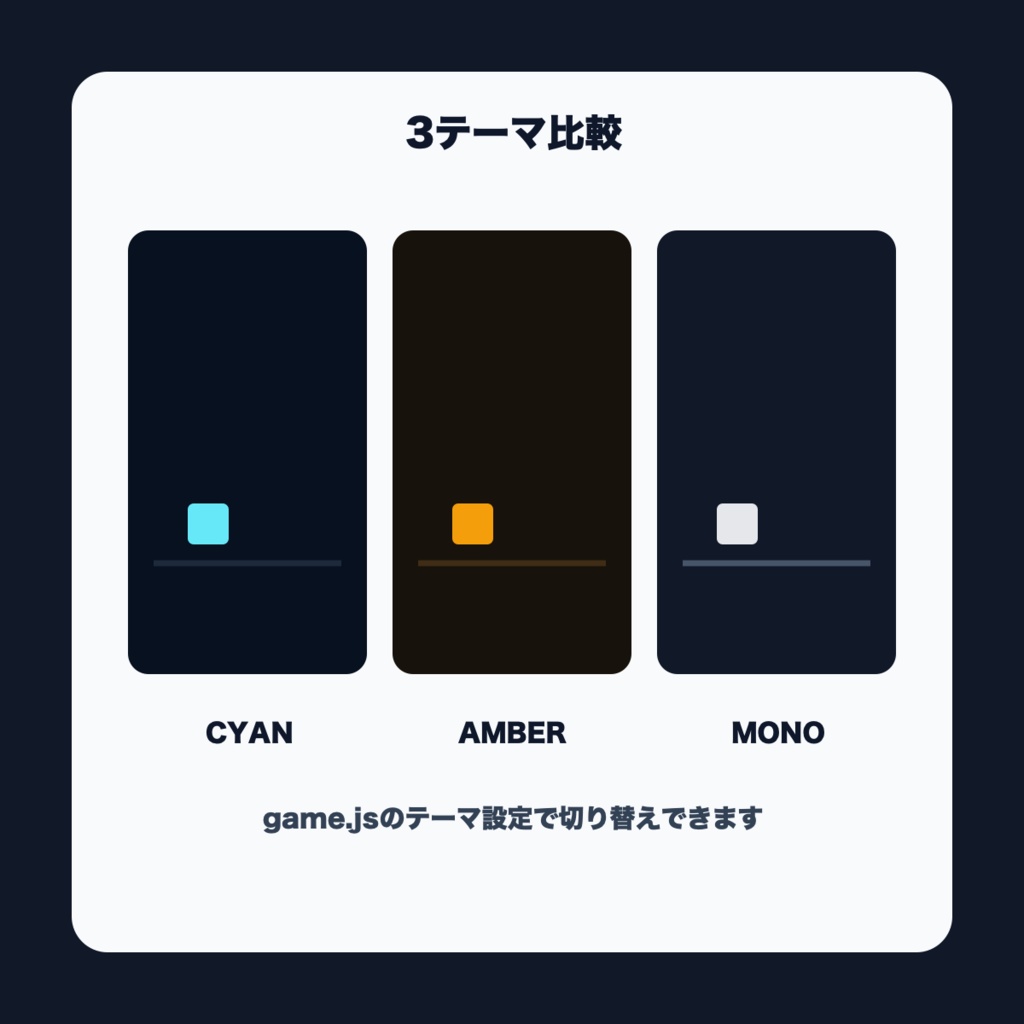 Neon Jump Starter / HTML5ミニゲーム素材キット