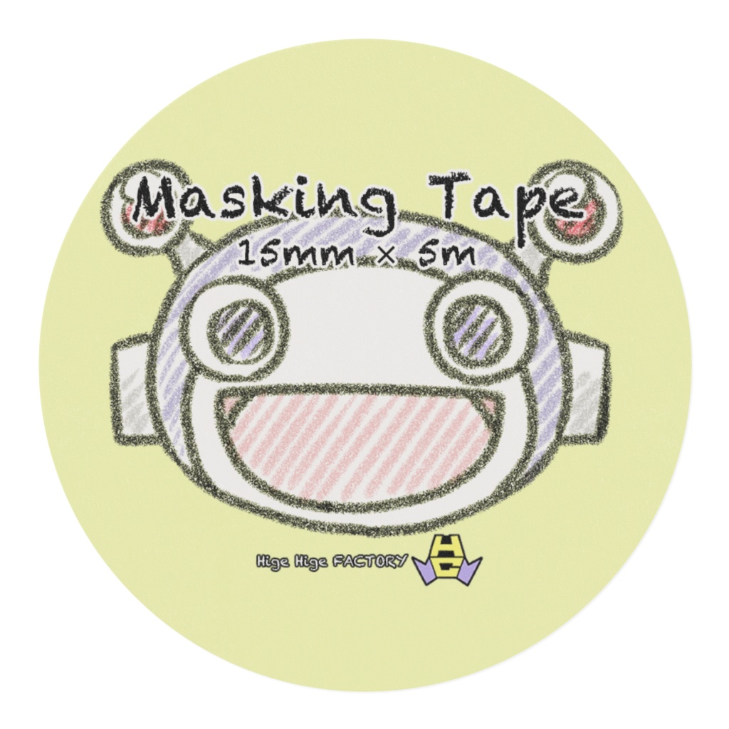 ずっこけマスキングテープ