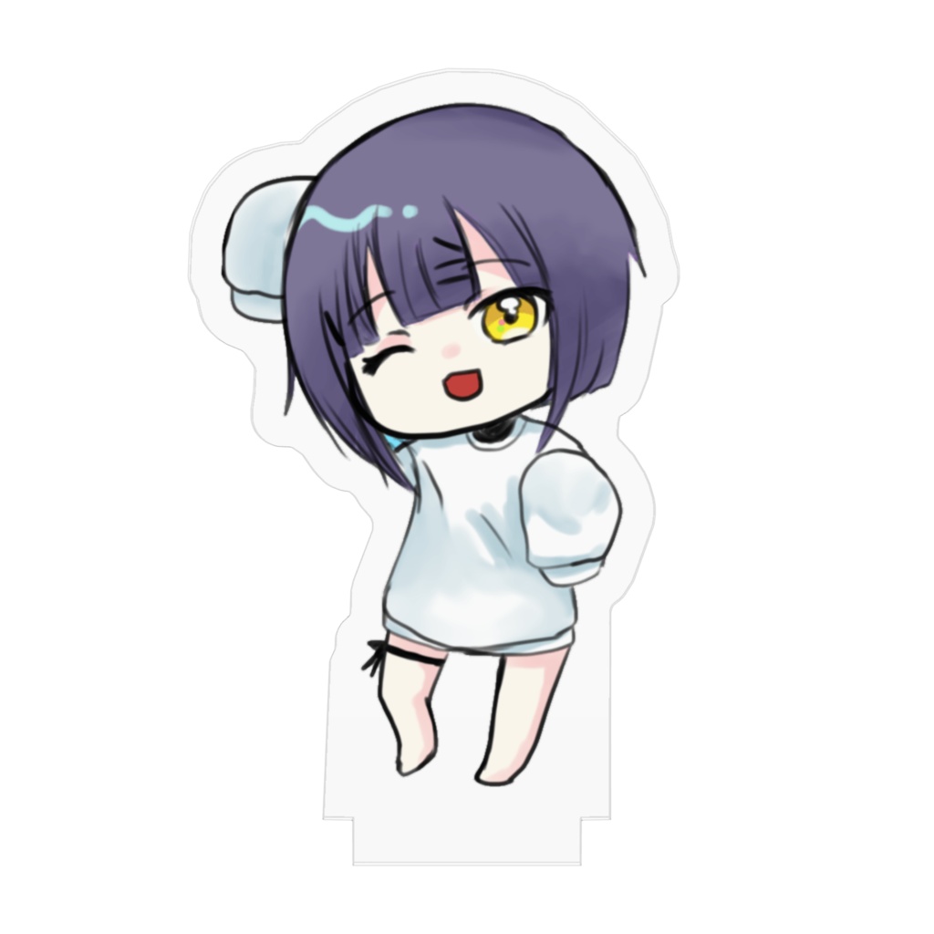 何かを掲げてる供養