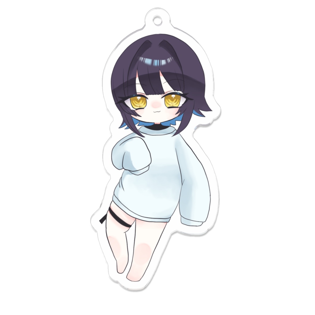 瑠璃唐供養の初期立ち絵アクキー