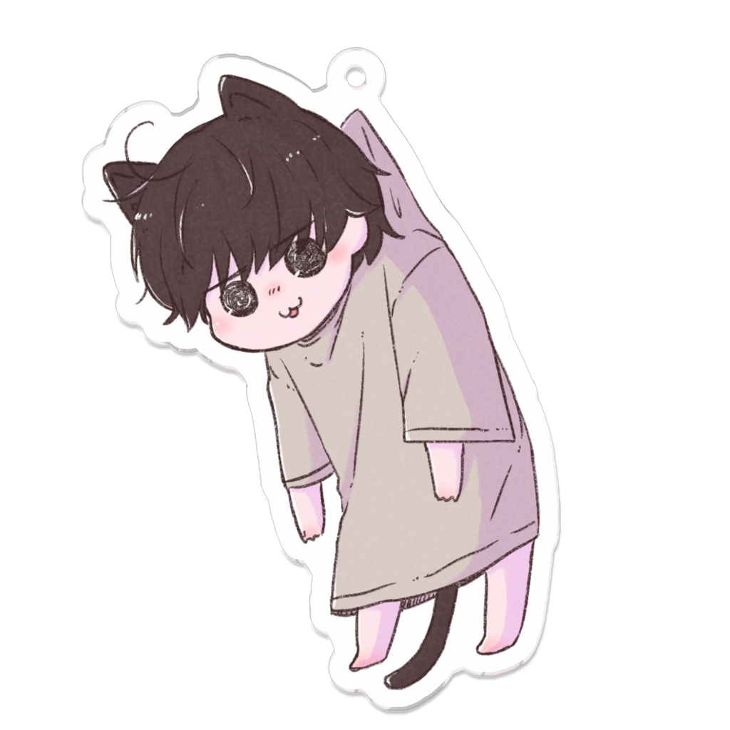 えどネコさんアクキー【こねこのすがた】