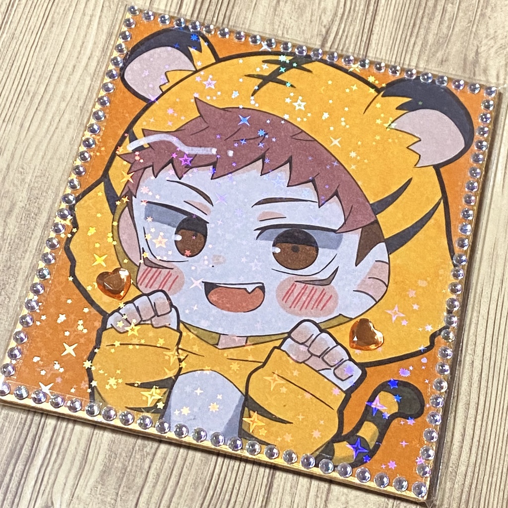 呪術廻戦 虎杖悠仁 手描きイラスト色紙