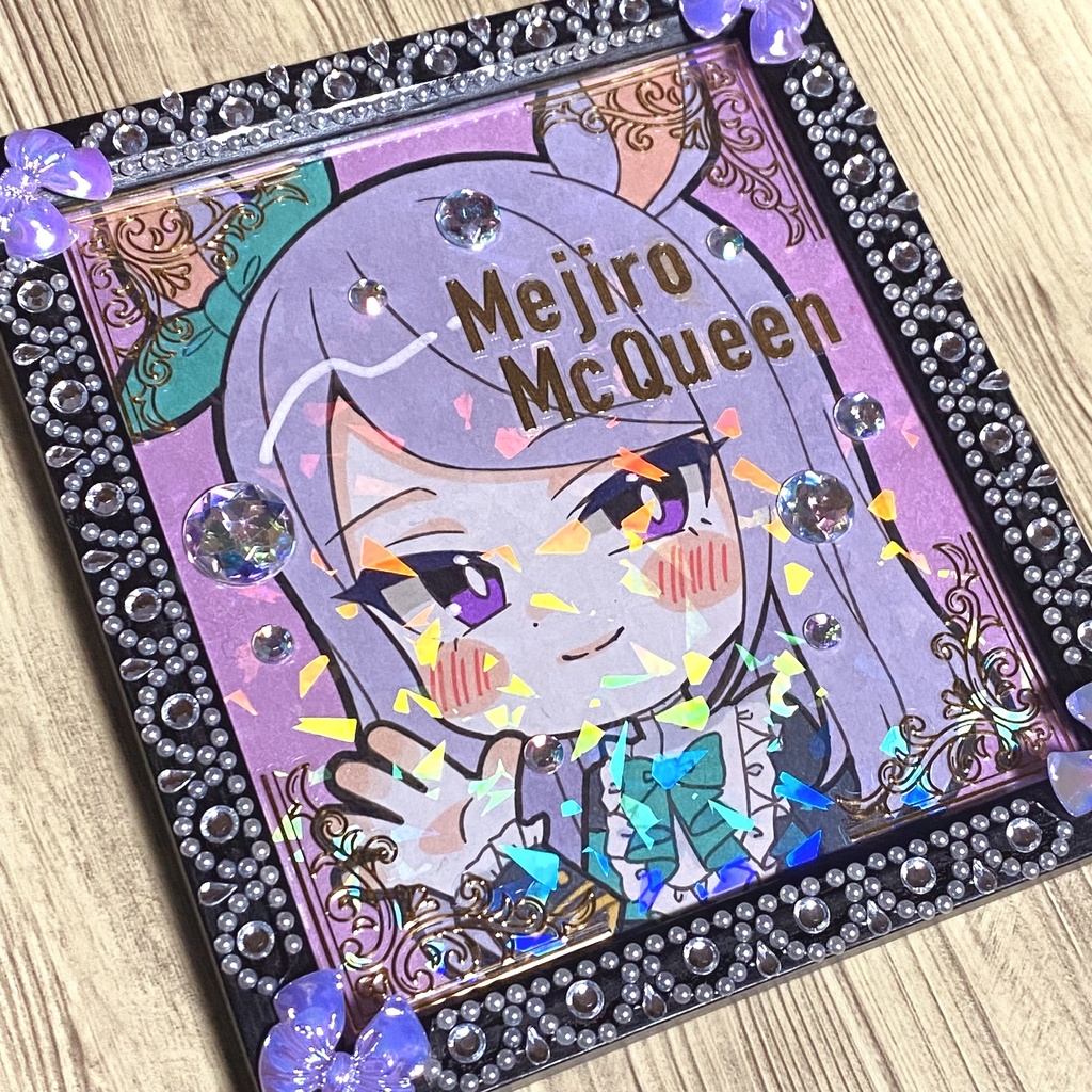 フレーム付き＊ウマ娘 メジロマックイーン 手描きイラスト色紙