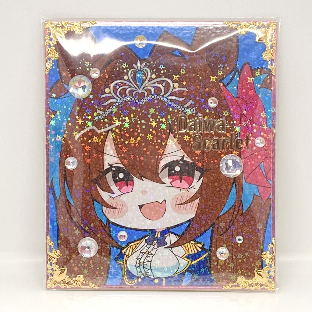 大きめサイズ＊ウマ娘 ダイワスカーレット 手描きイラスト色紙