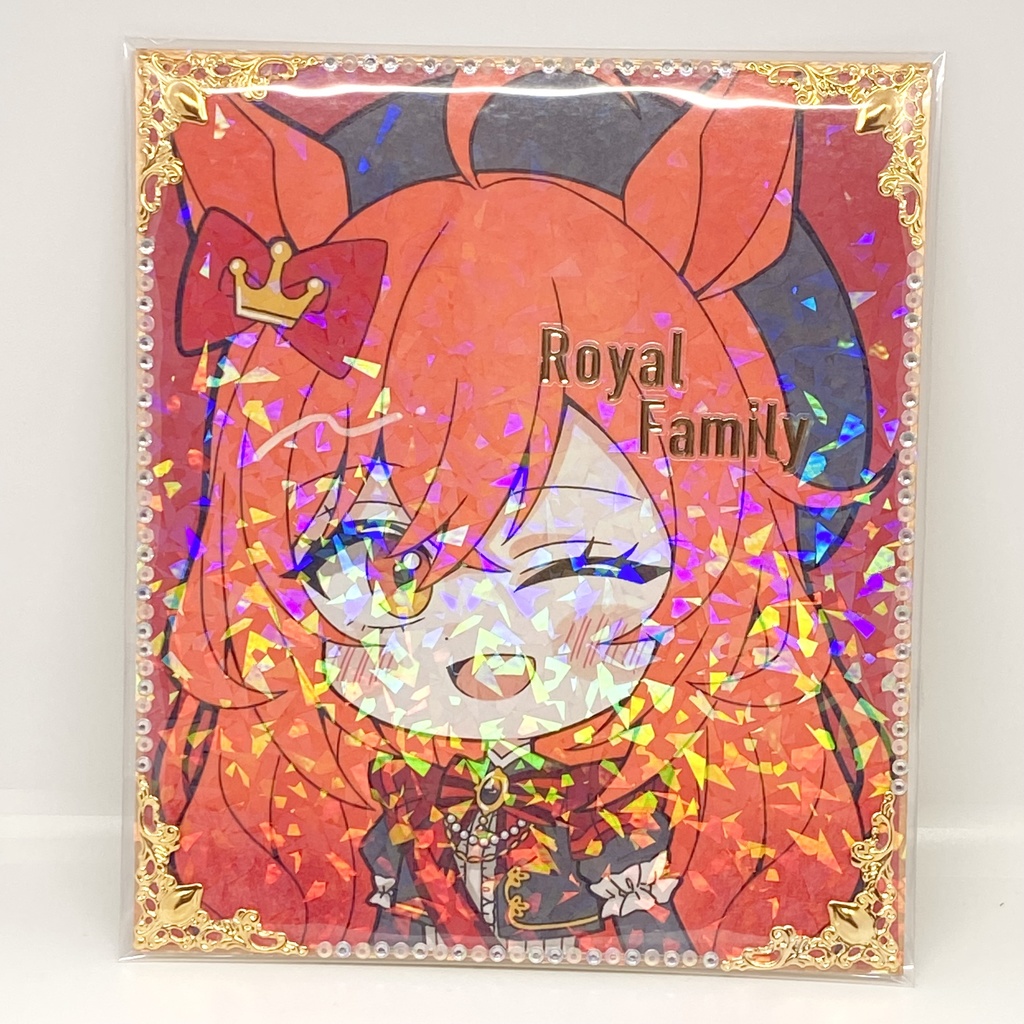 大きめサイズ＊ウマ娘 ロイヤルファミリー 手描きイラスト色紙