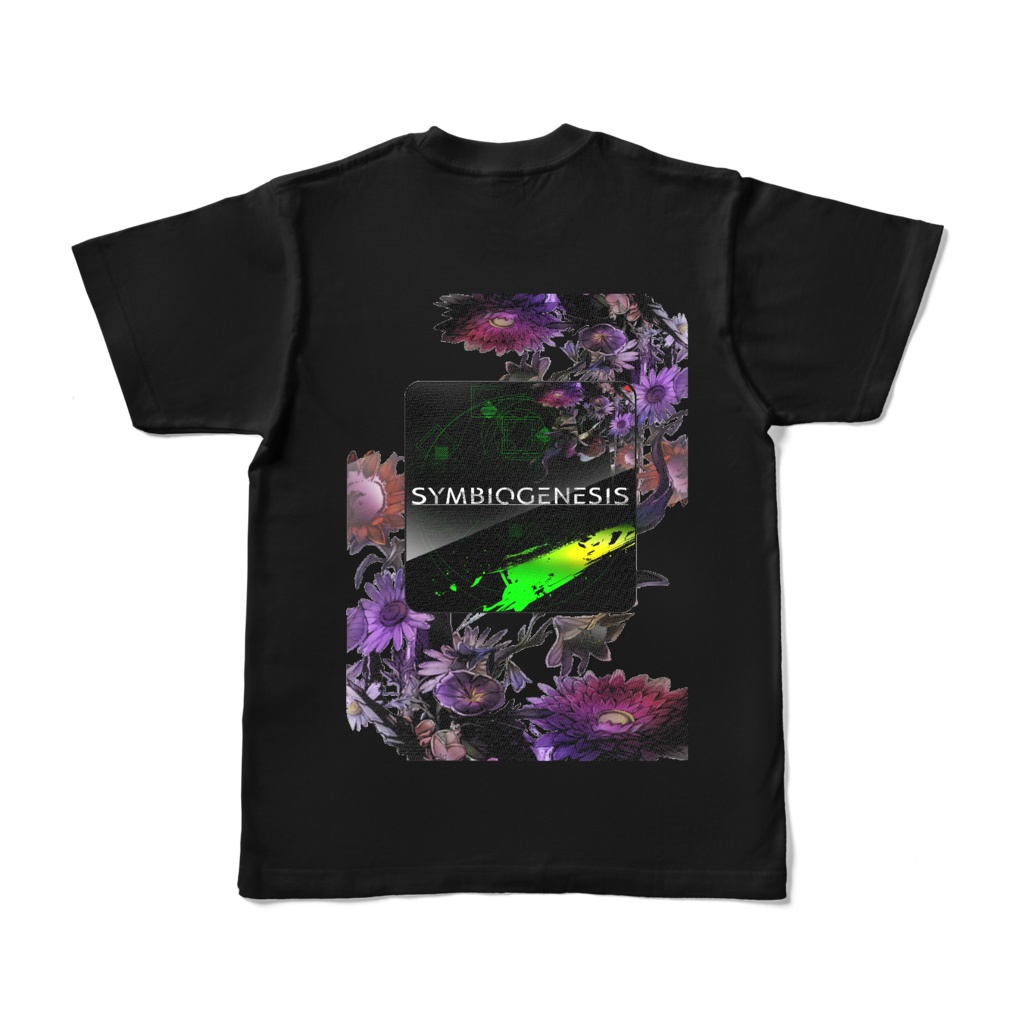SYMBIOGENESIS メンバーカードデザインTシャツ/緑