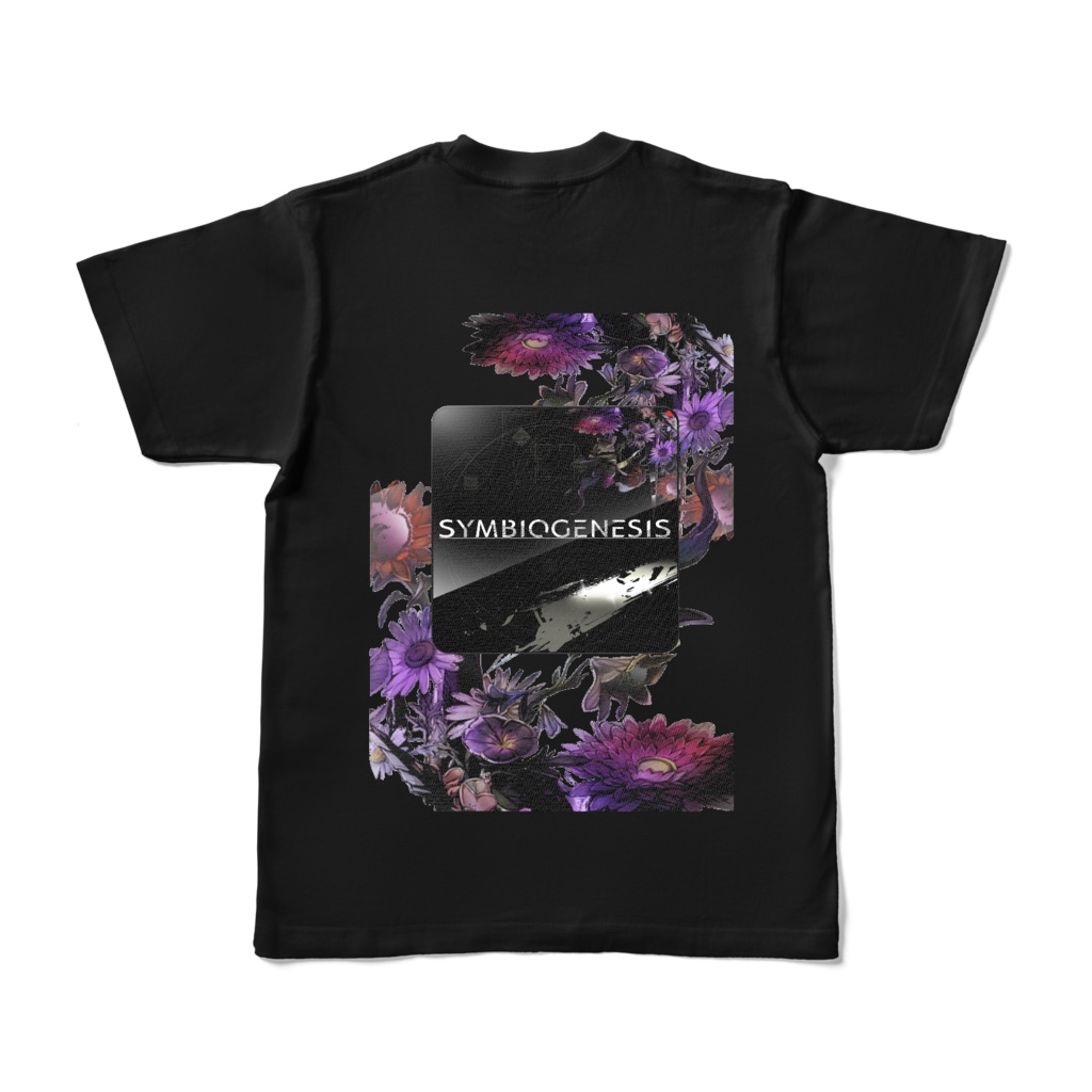 SYMBIOGENESIS メンバーカードデザインTシャツ/銀