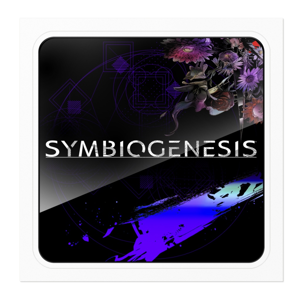 【ブルー】SYMBIOGENESIS メンバーカードNFTステッカー