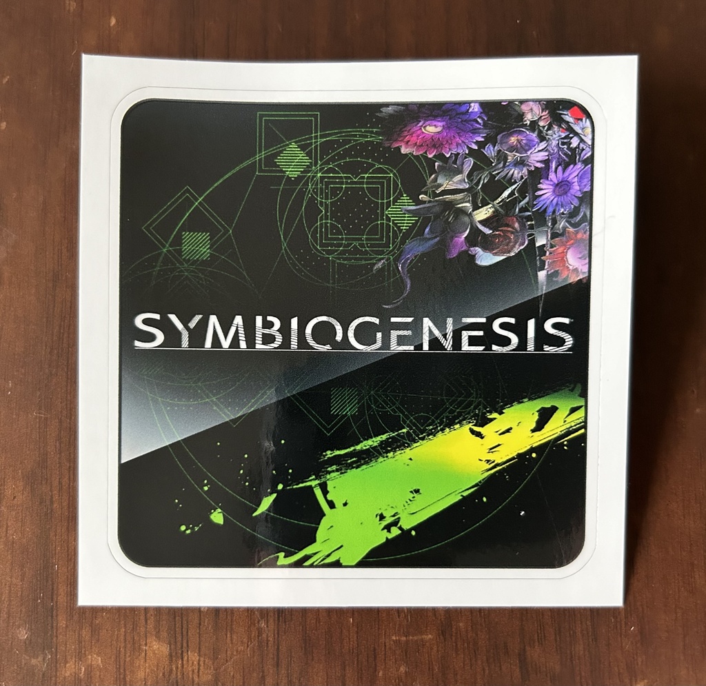【グリーン】SYMBIOGENESIS メンバーカードNFTステッカー