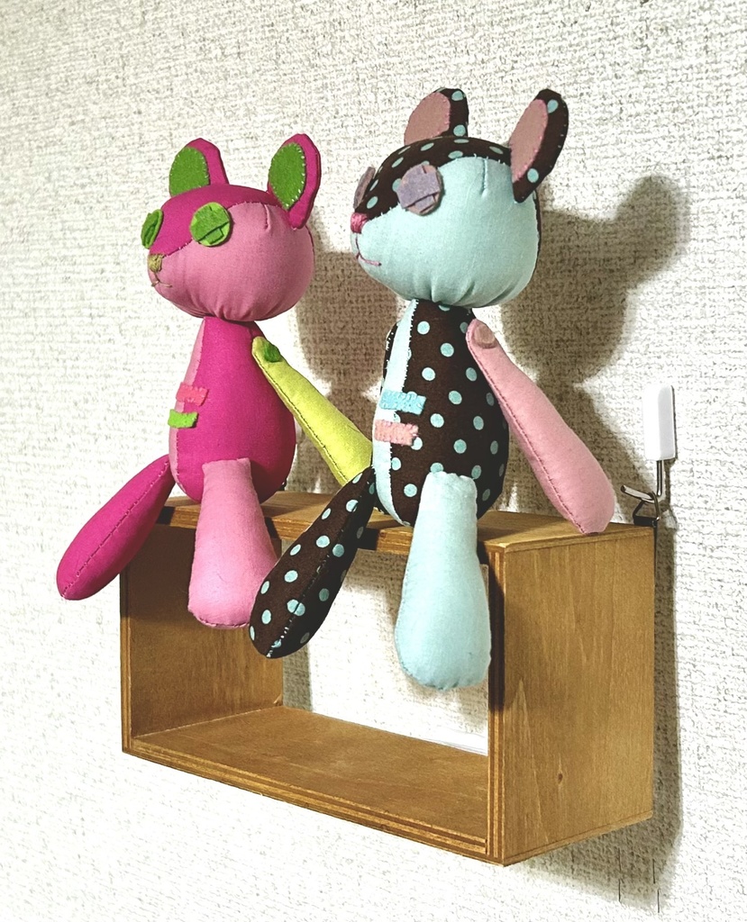 【受注販売】コミッショナーのお帽子に乗っているくまのぬいぐるみ【コまぬい】