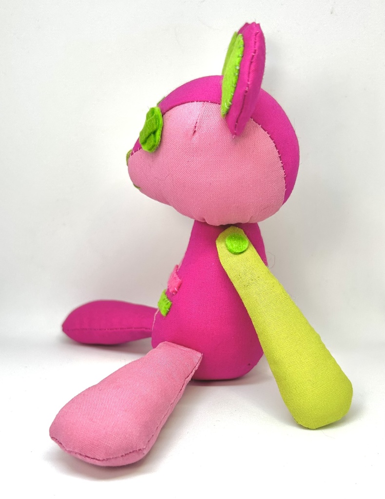 【受注販売】コミッショナーのお帽子に乗っているくまのぬいぐるみ【コまぬい】