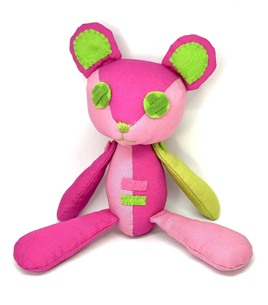 【受注販売】コミッショナーのお帽子に乗っているくまのぬいぐるみ【コまぬい】