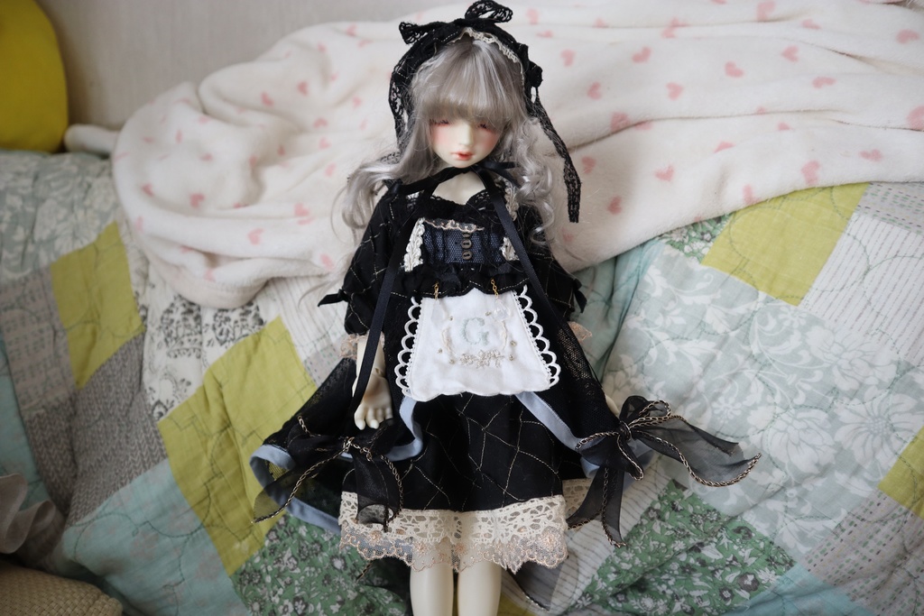 【在庫処分】ピンタック格子ワンピース