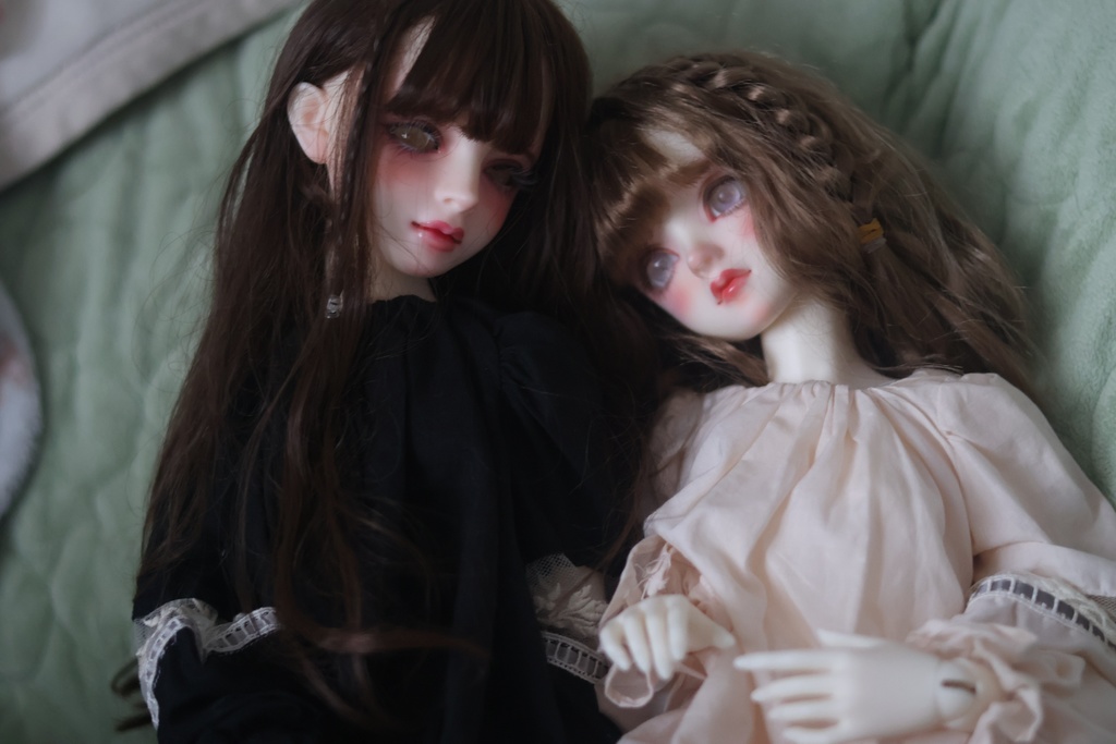 【set on sale】付け襟(1/3対象)×ネグリジェ風ワンピース