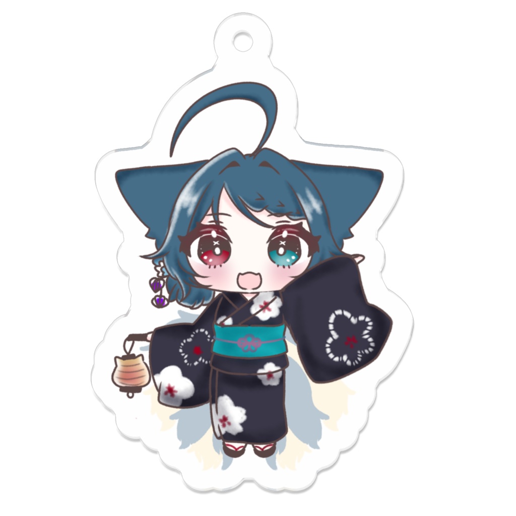 うめちゃんアクリルキーホルダー_浴衣ver.
