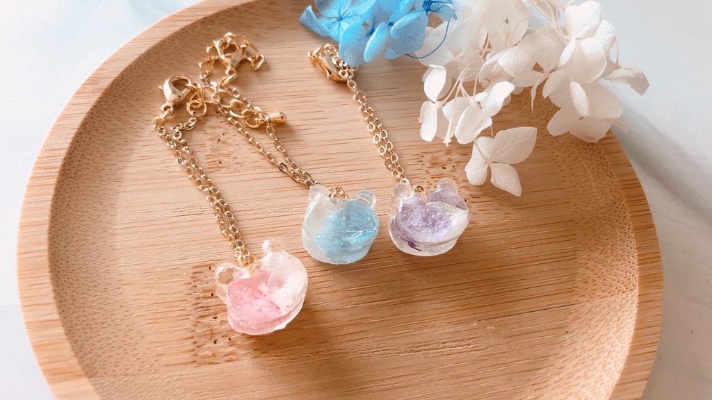紫陽花ポシェット〜🧸ちゃん〜